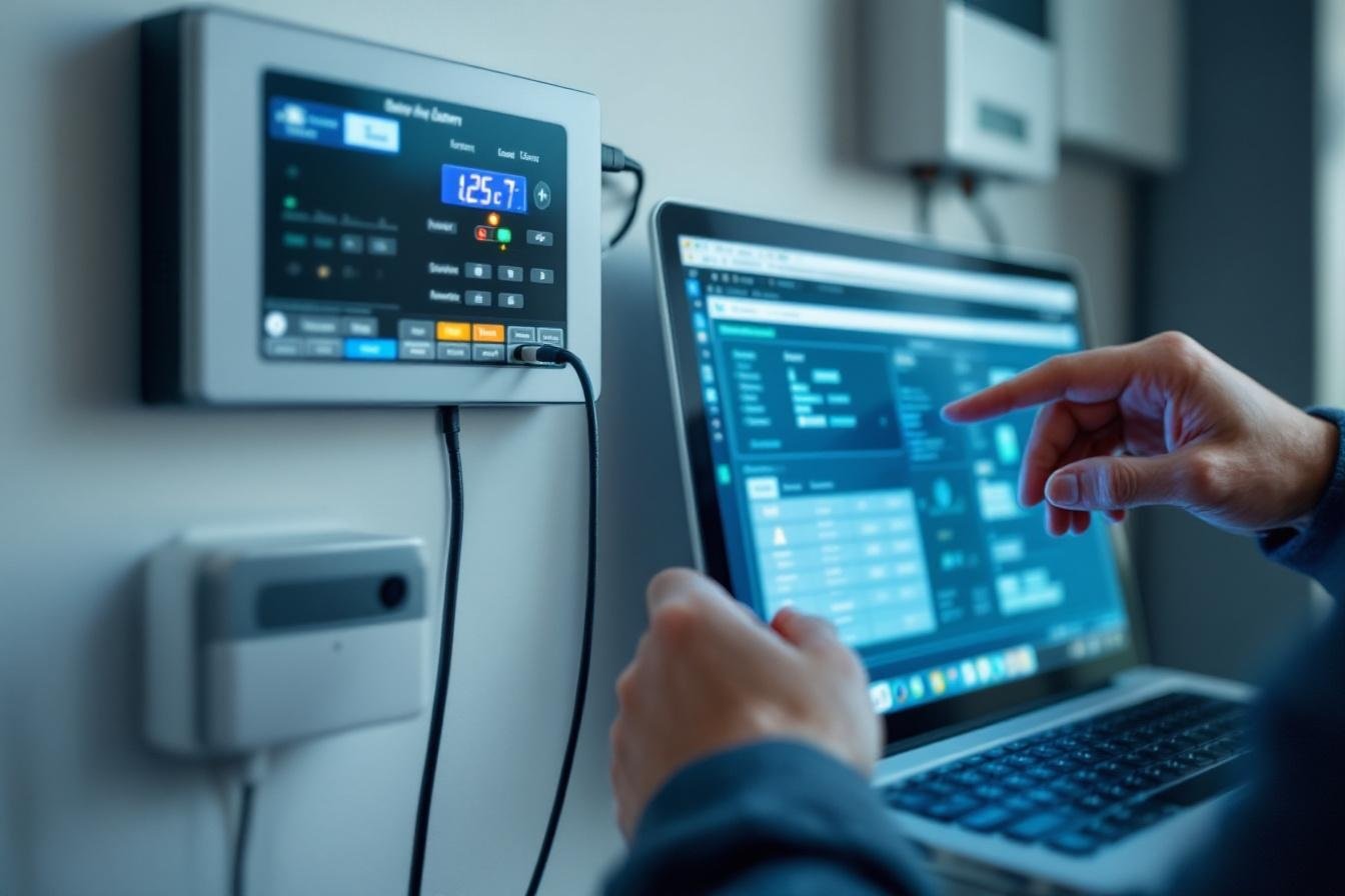 Programming alarm panel